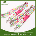 Venta caliente personalizada más baratos de poliéster Neck Lanyard Strap con logotipo de impresión